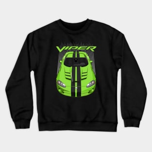 Viper SRT10-green and black Crewneck Sweatshirt